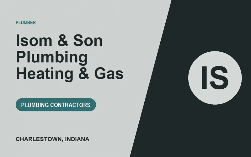 Isom & Son Plumbing Heating & Gas in Charlestown, Indiana