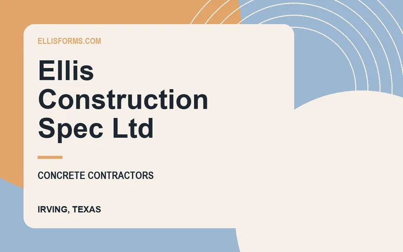 Ellis Construction Spec Ltd in Irving, Texas
