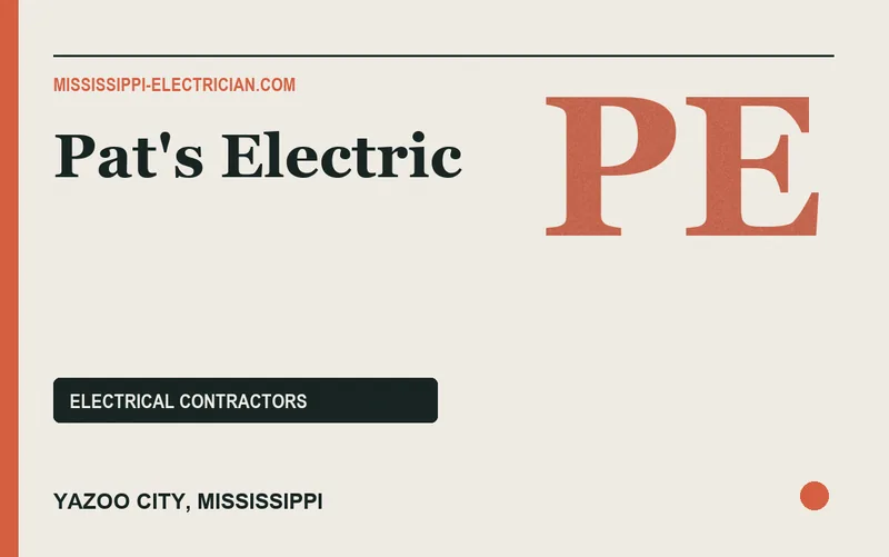 Pat's Electric in Yazoo City, Mississippi