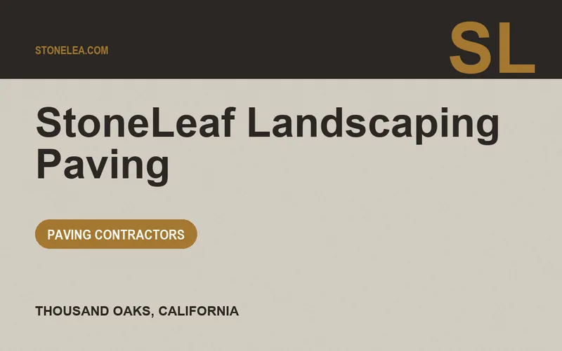 StoneLeaf Landscaping Paving in Thousand Oaks, California