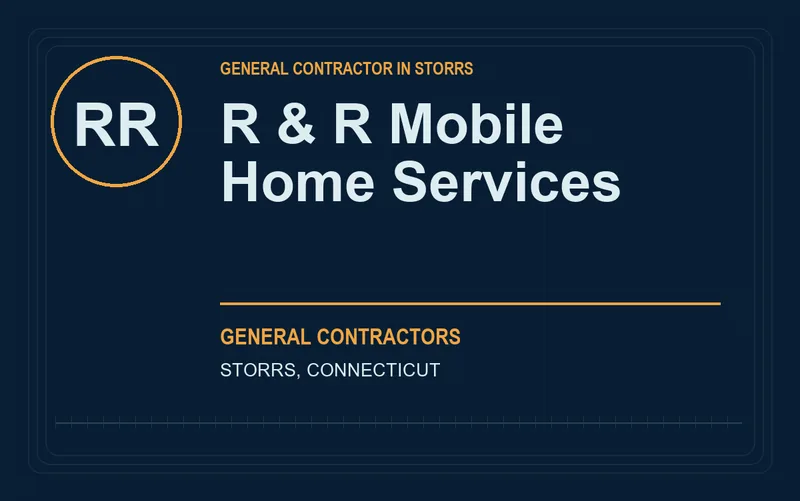 R & R Mobile Home Services in Storrs, Connecticut