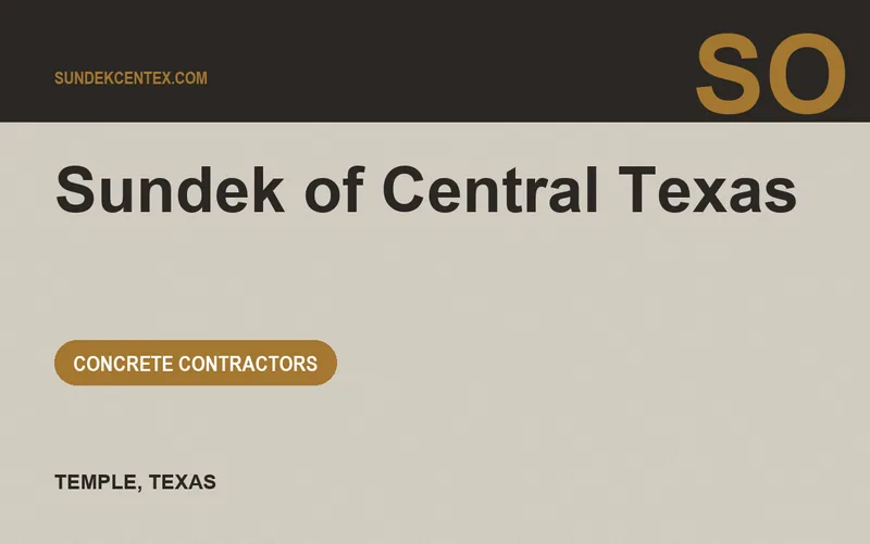 Sundek of Central Texas in Temple, Texas
