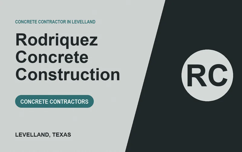 Rodriquez Concrete Construction in Levelland, Texas
