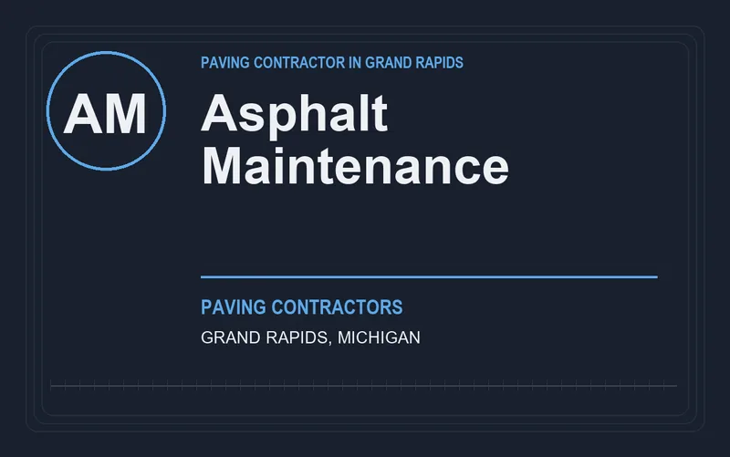 Asphalt Maintenance in Grand Rapids, Michigan
