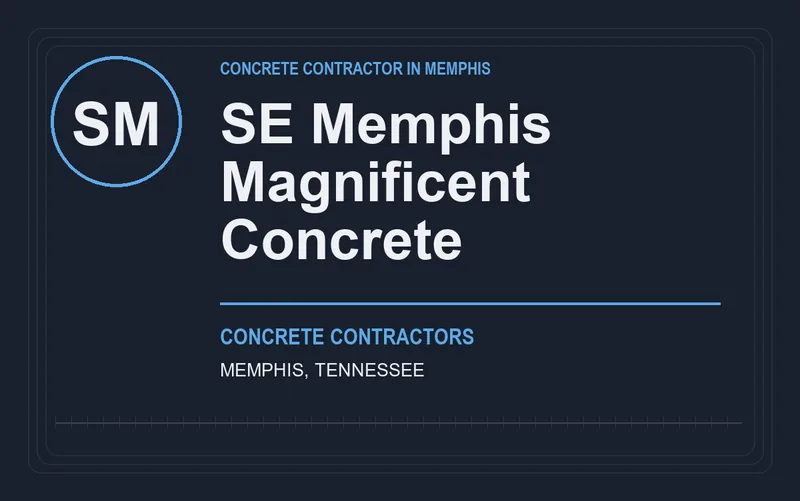 SE Memphis Magnificent Concrete in Memphis, Tennessee