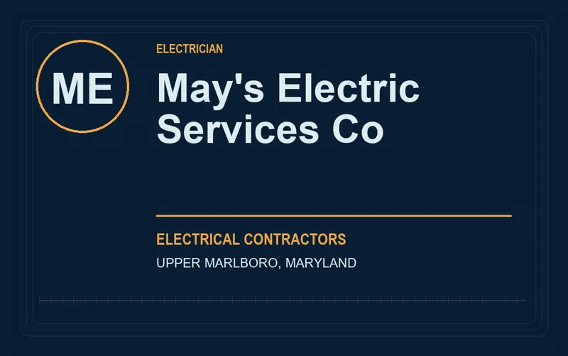 May's Electric Services Co in Upper Marlboro, Maryland