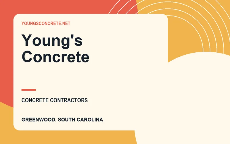 Young's Concrete in Greenwood, South Carolina