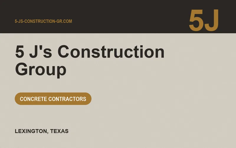 5 J's Construction Group in Lexington, Texas