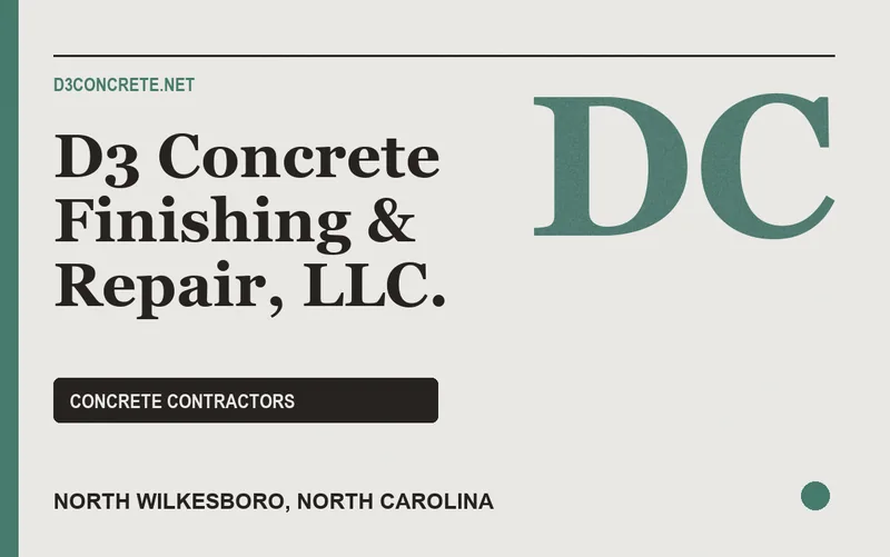 D3 Concrete Finishing & Repair, LLC. in North Wilkesboro, North Carolina
