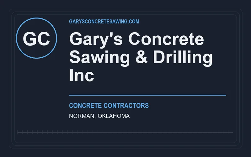 Gary's Concrete Sawing & Drilling Inc in Norman, Oklahoma