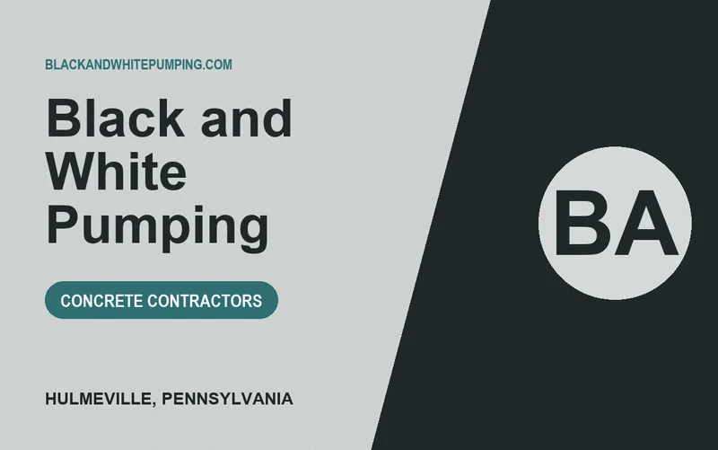 Black and White Pumping in Hulmeville, Pennsylvania