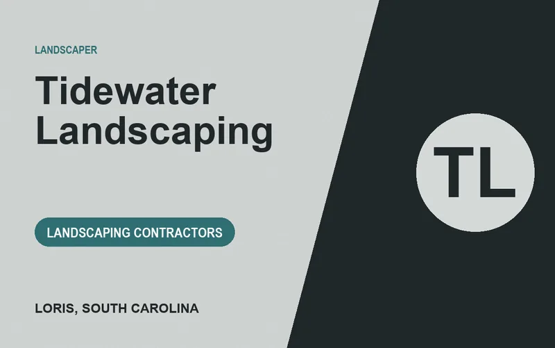 Tidewater Landscaping in Loris, South Carolina
