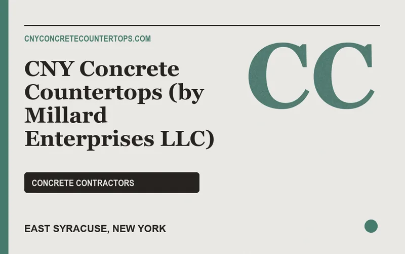 CNY Concrete Countertops (by Millard Enterprises LLC) in East Syracuse, New York
