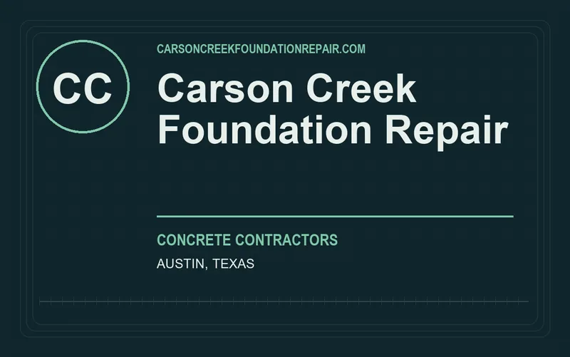 Carson Creek Foundation Repair in Austin, Texas