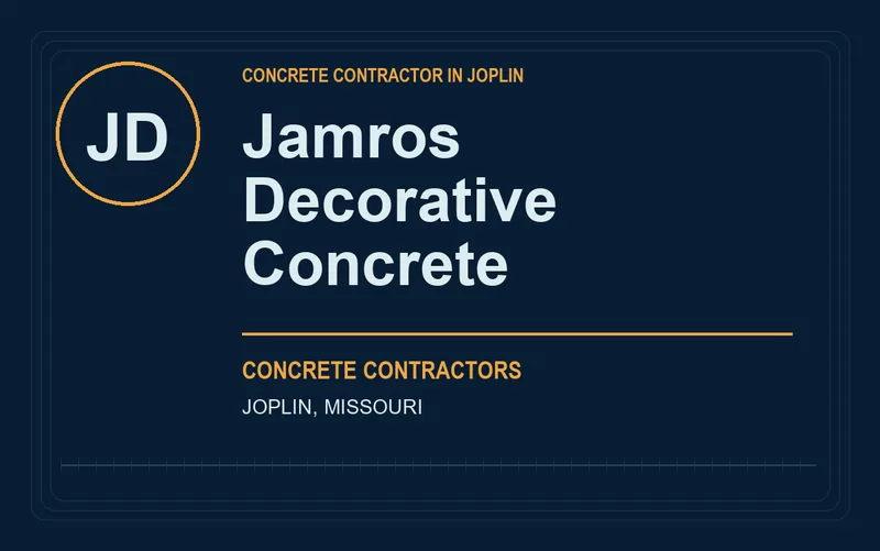 Jamros Decorative Concrete in Joplin, Missouri