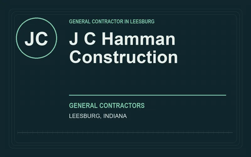 J C Hamman Construction in Leesburg, Indiana