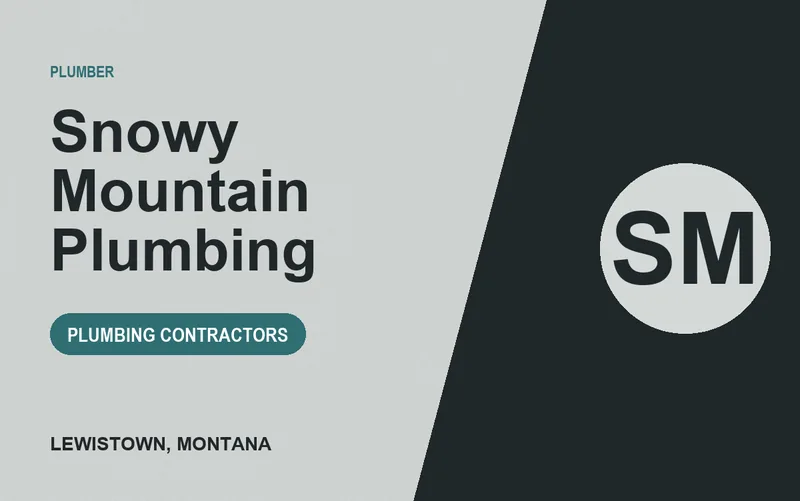 Snowy Mountain Plumbing in Lewistown, Montana