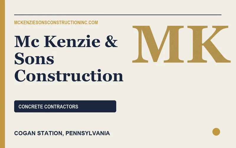 Mc Kenzie & Sons Construction in Cogan Station, Pennsylvania