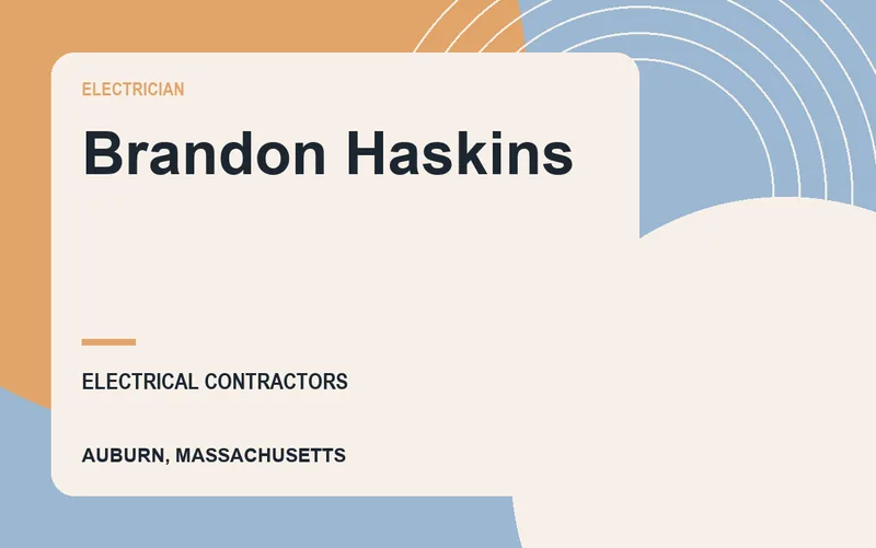 Brandon Haskins in Auburn, Massachusetts