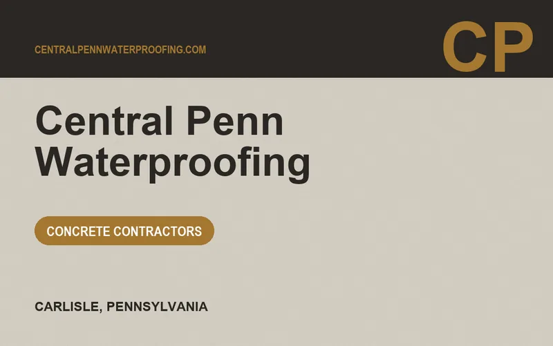 Central Penn Waterproofing in Carlisle, Pennsylvania