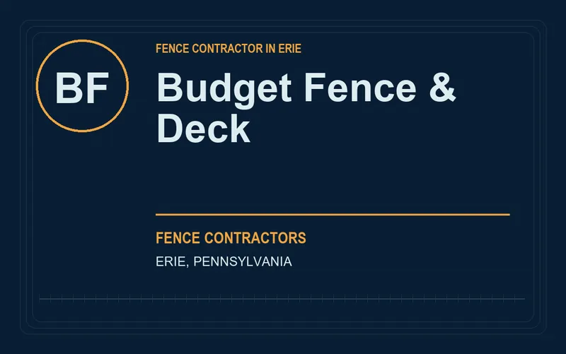 Budget Fence & Deck in Erie, Pennsylvania
