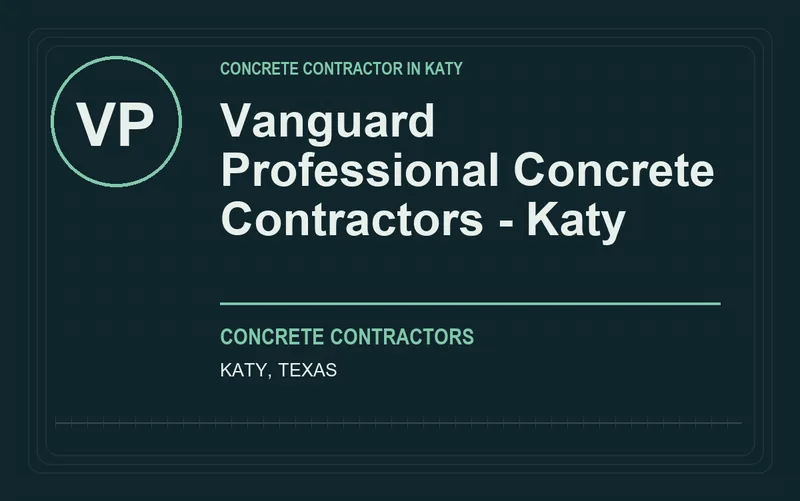 Vanguard Professional Concrete Contractors - Katy in Katy, Texas