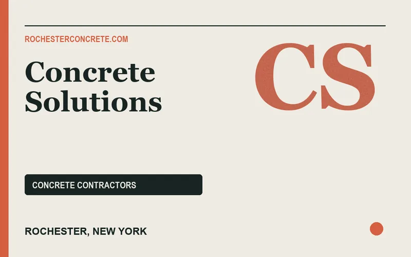 Concrete Solutions in Rochester, New York
