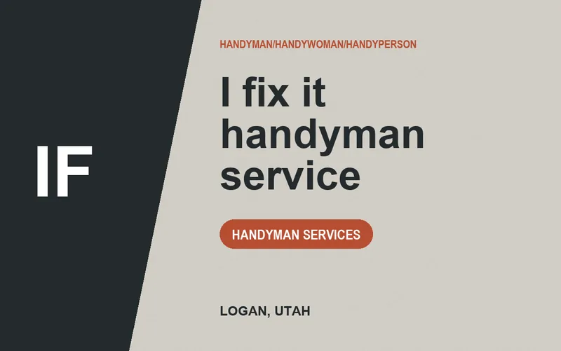 I fix it handyman service in Logan, Utah