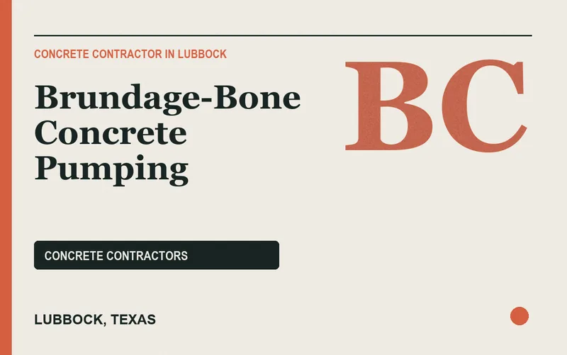Brundage-Bone Concrete Pumping in Lubbock, Texas