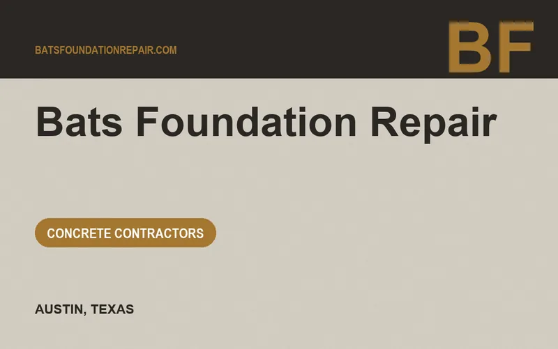 Bats Foundation Repair in Austin, Texas