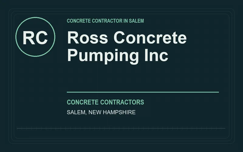 Ross Concrete Pumping Inc in Salem, New Hampshire