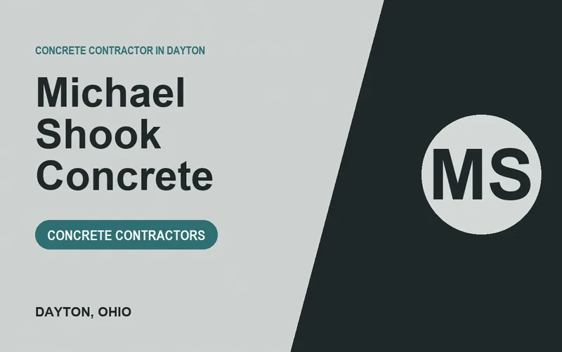 Michael Shook Concrete in Dayton, Ohio