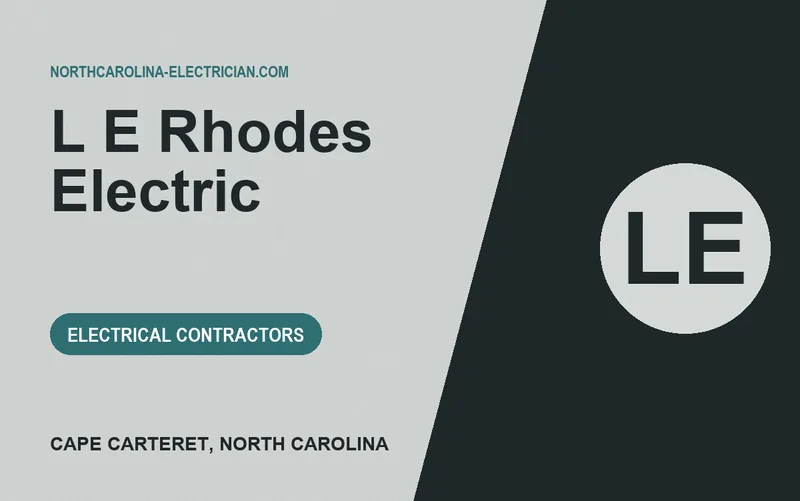 L E Rhodes Electric in Cape Carteret, North Carolina