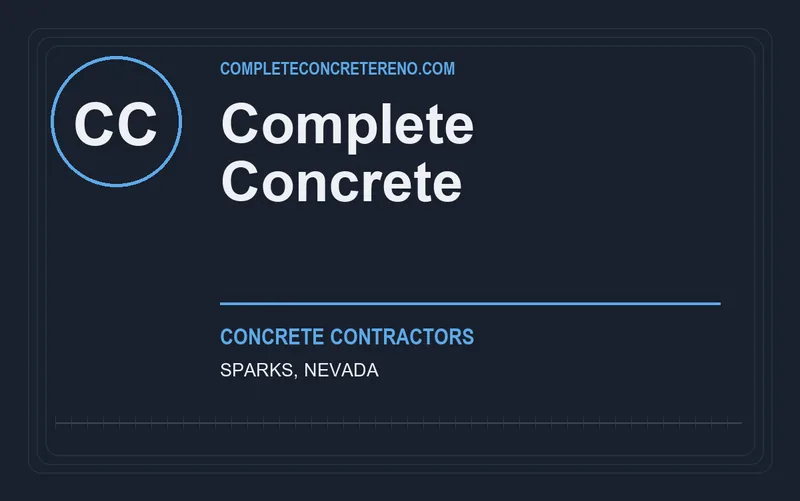 Complete Concrete in Sparks, Nevada