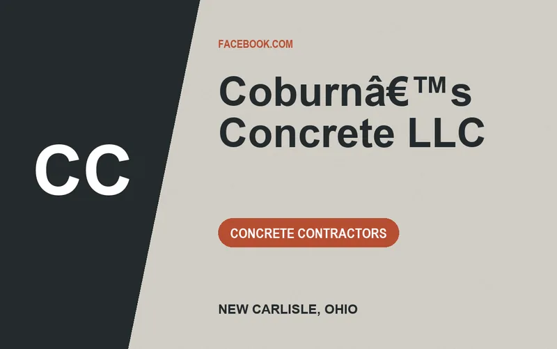 Coburnâ€™s Concrete LLC in New Carlisle, Ohio