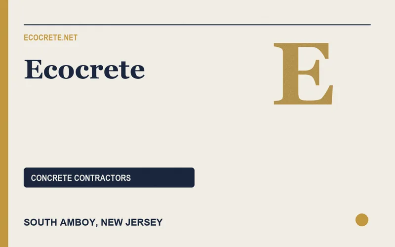 ECOCRETE in South Amboy, New Jersey