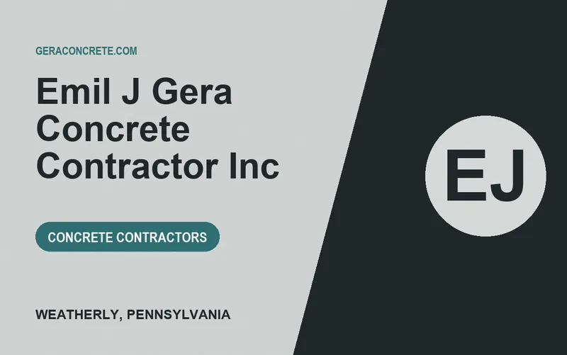 Emil J Gera Concrete Contractor Inc in Weatherly, Pennsylvania
