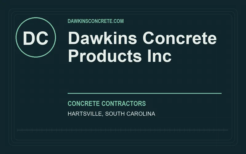 Dawkins Concrete Products Inc in Hartsville, South Carolina