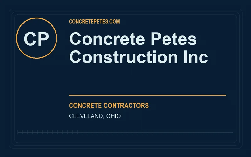 Concrete Petes Construction Inc in Cleveland, Ohio