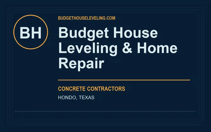 Budget House Leveling & Home Repair in Hondo, Texas