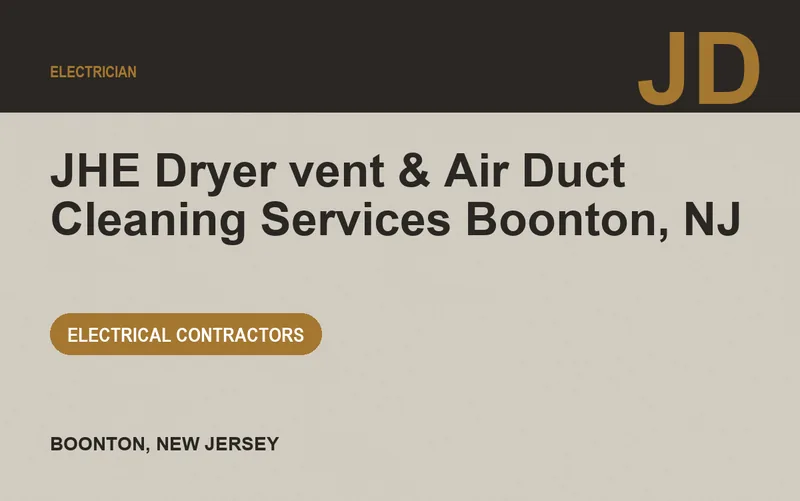 JHE Dryer vent & Air Duct Cleaning Services Boonton, NJ in Boonton, New Jersey