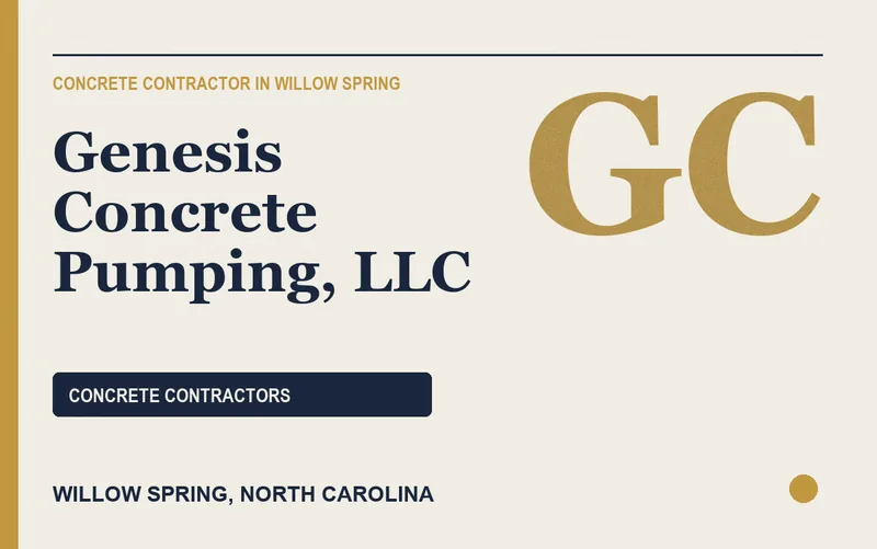 Genesis Concrete Pumping, LLC in Willow Spring, North Carolina