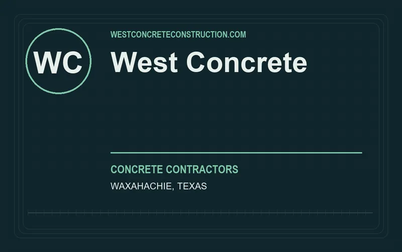West Concrete in Waxahachie, Texas
