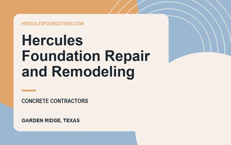 Hercules Foundation Repair and Remodeling in Garden Ridge, Texas