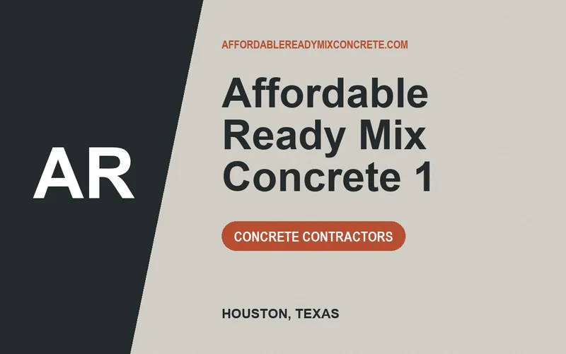 Affordable Ready Mix Concrete 1 in Houston, Texas