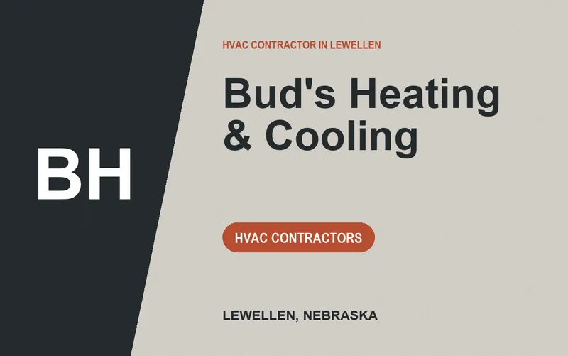 Bud's Heating & Cooling in Lewellen, Nebraska