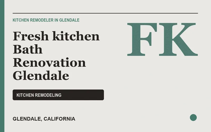 Fresh kitchen Bath Renovation Glendale in Glendale, California
