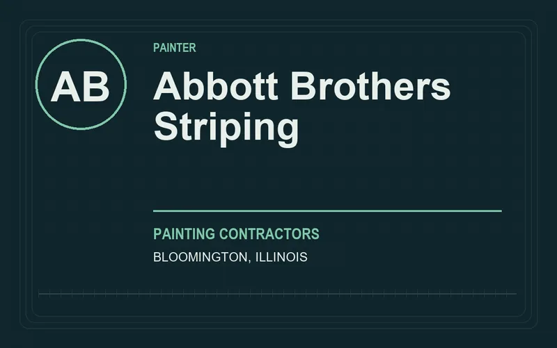 Abbott Brothers Striping in Bloomington, Illinois