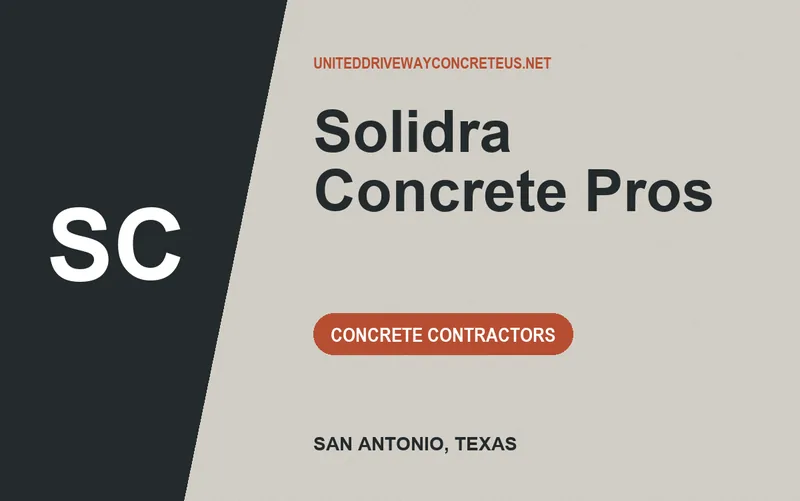 Solidra Concrete Pros in San Antonio, Texas