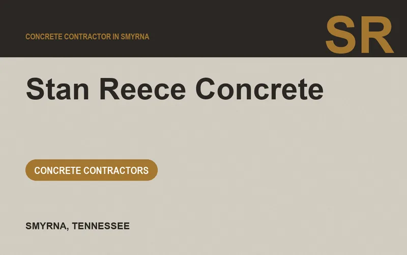 Stan Reece Concrete in Smyrna, Tennessee
